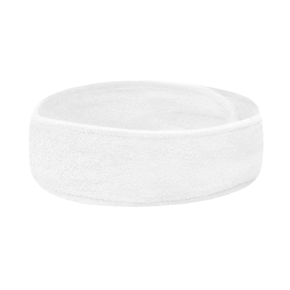 Bandeau en tissu éponge PW, blanc, 1 pièce