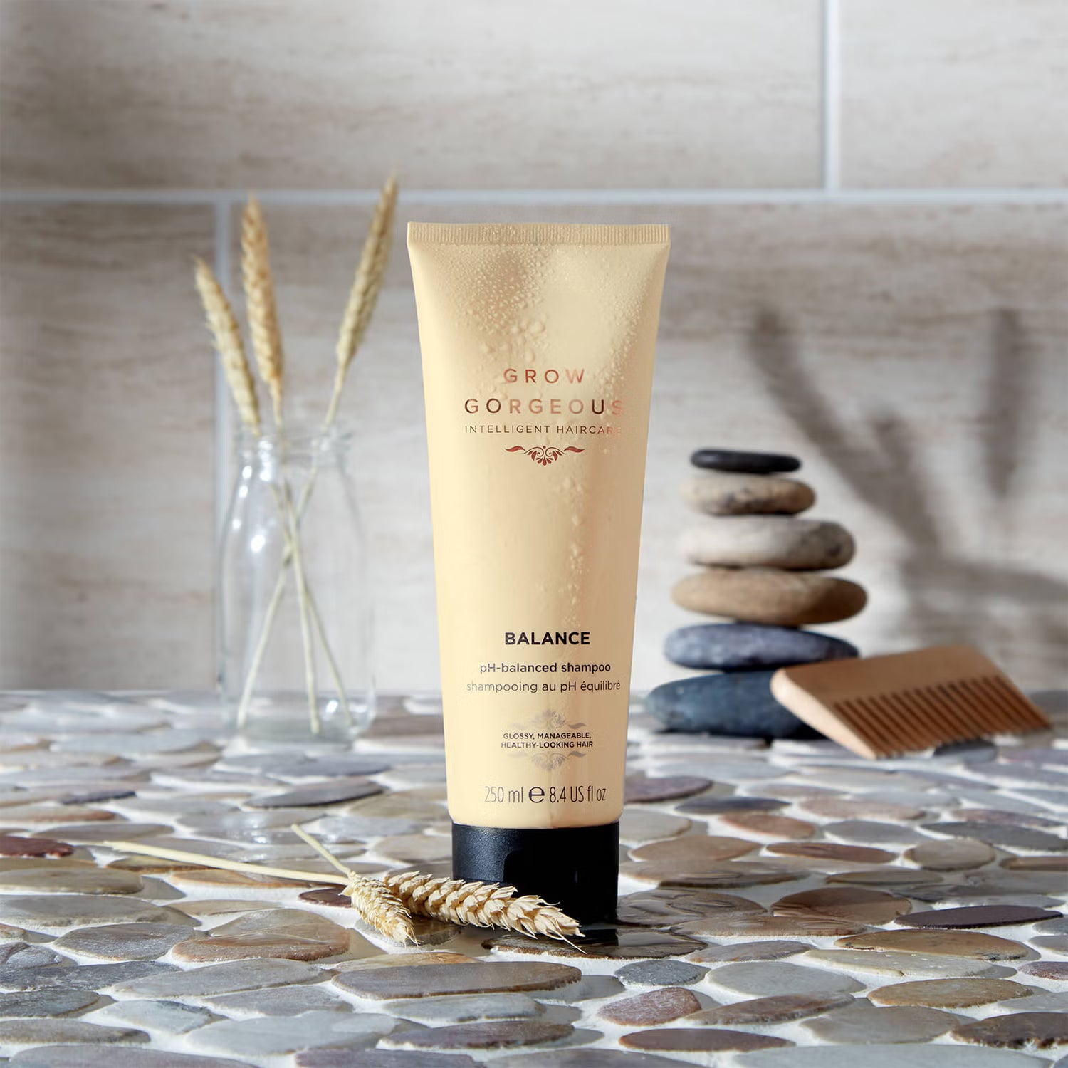 GROW GORGEOUS Balance Shampooing équilibrant le pH - Shampooing équilibrant le pH, 250 ml