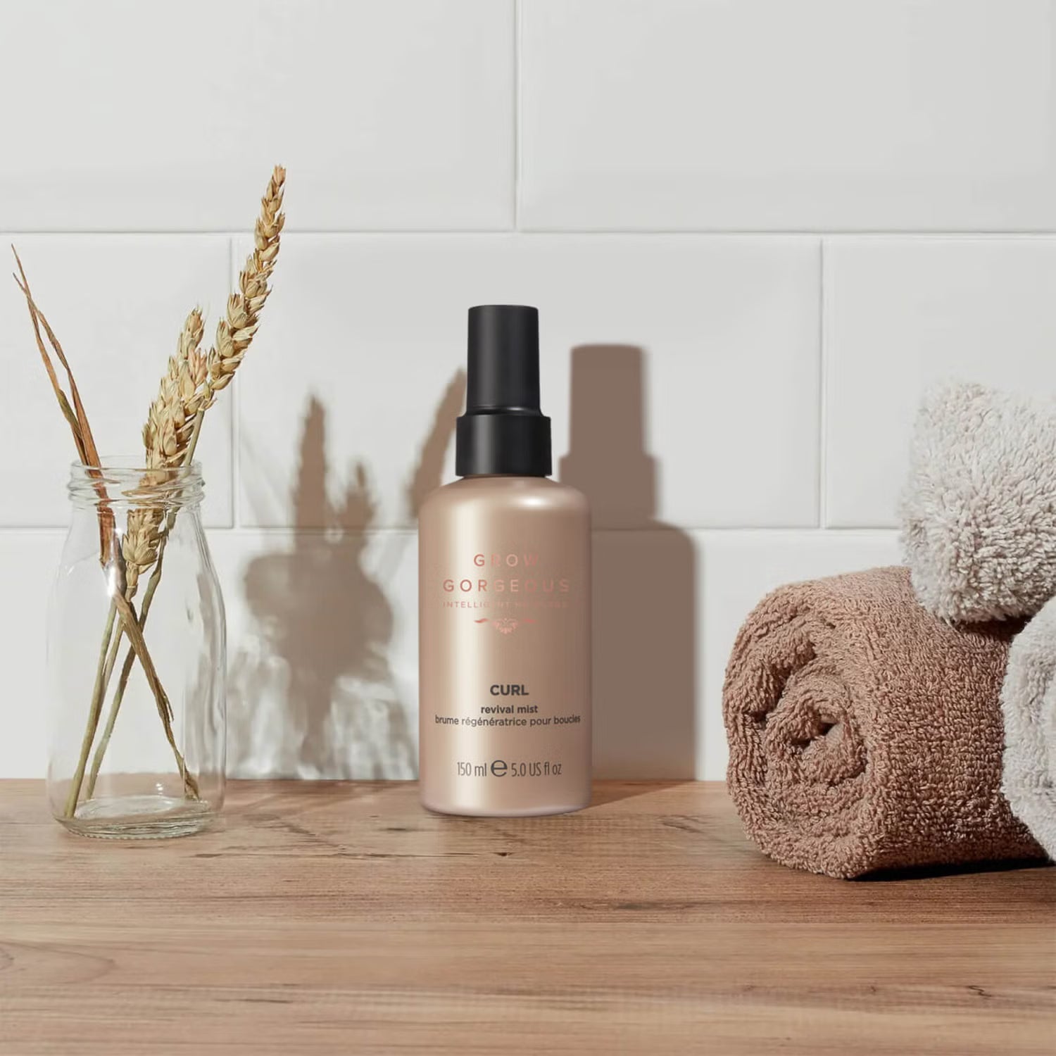 GROW GORGEOUS Curl Revival Mist - Brume pour cheveux bouclés, 150 ml