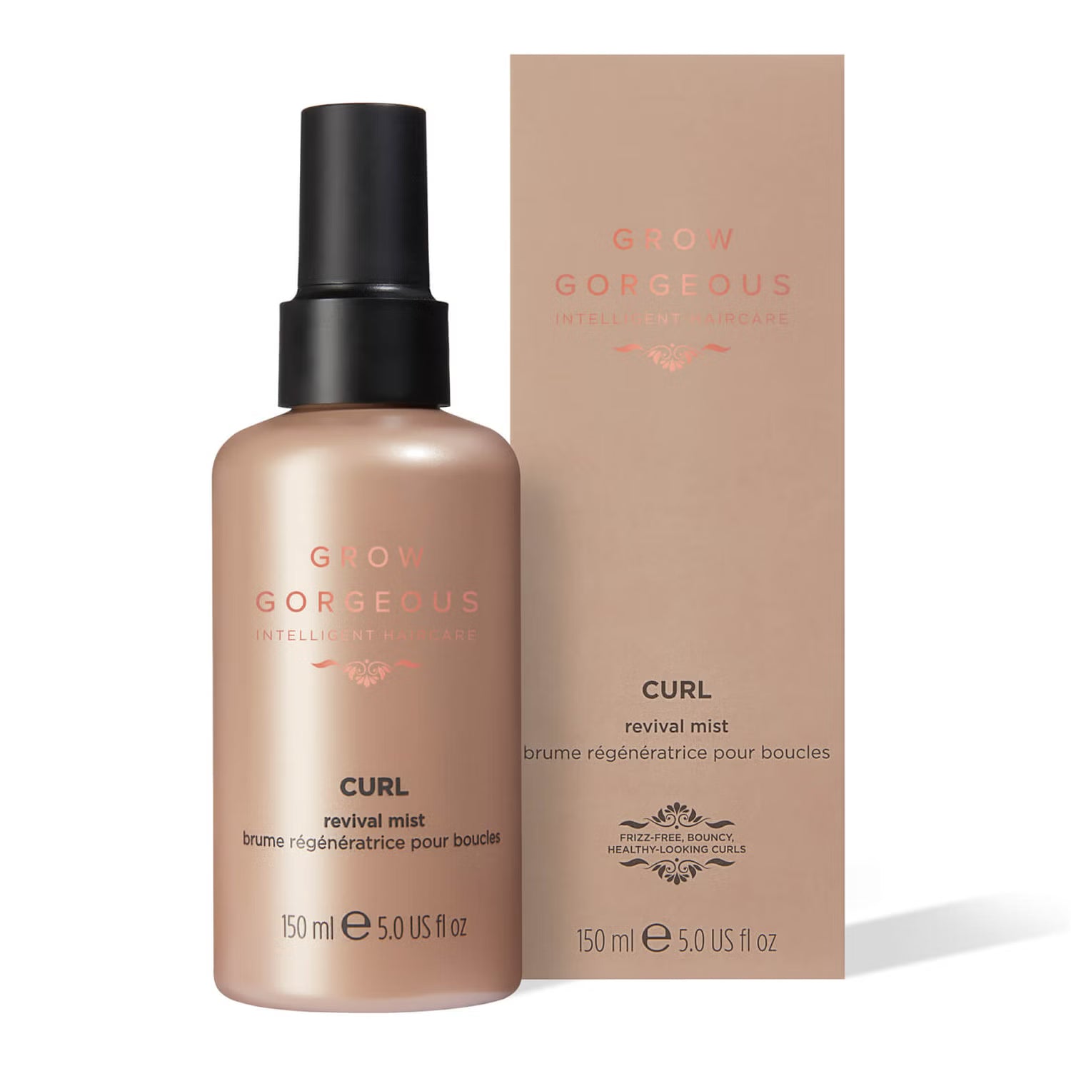 GROW GORGEOUS Curl Revival Mist - Brume pour cheveux bouclés, 150 ml