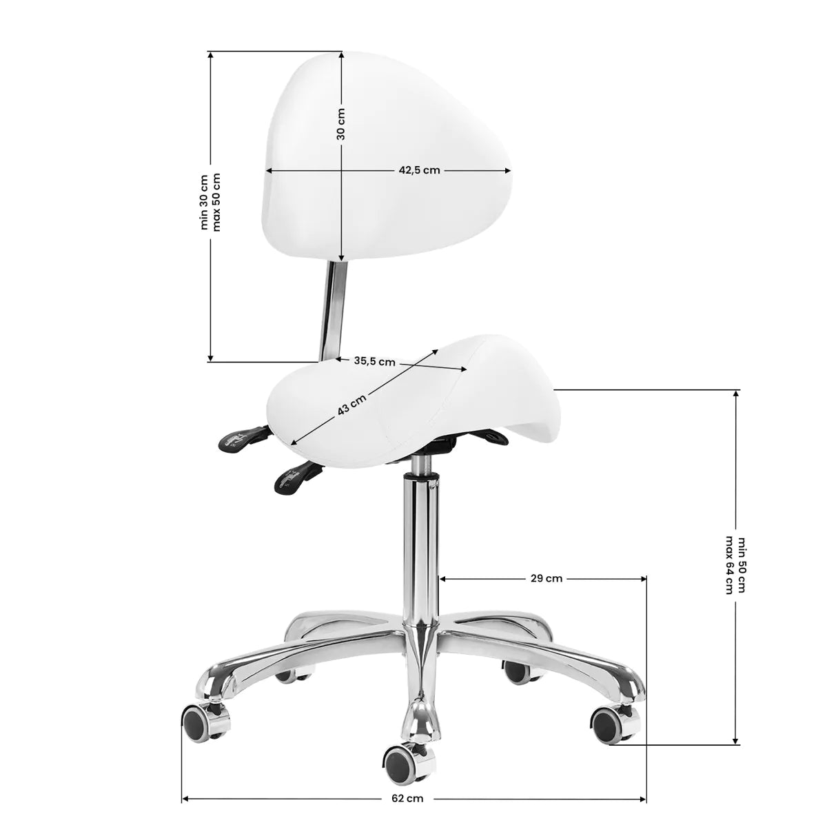 Podiatry and Pedicure Chair Giovanni 1004 White