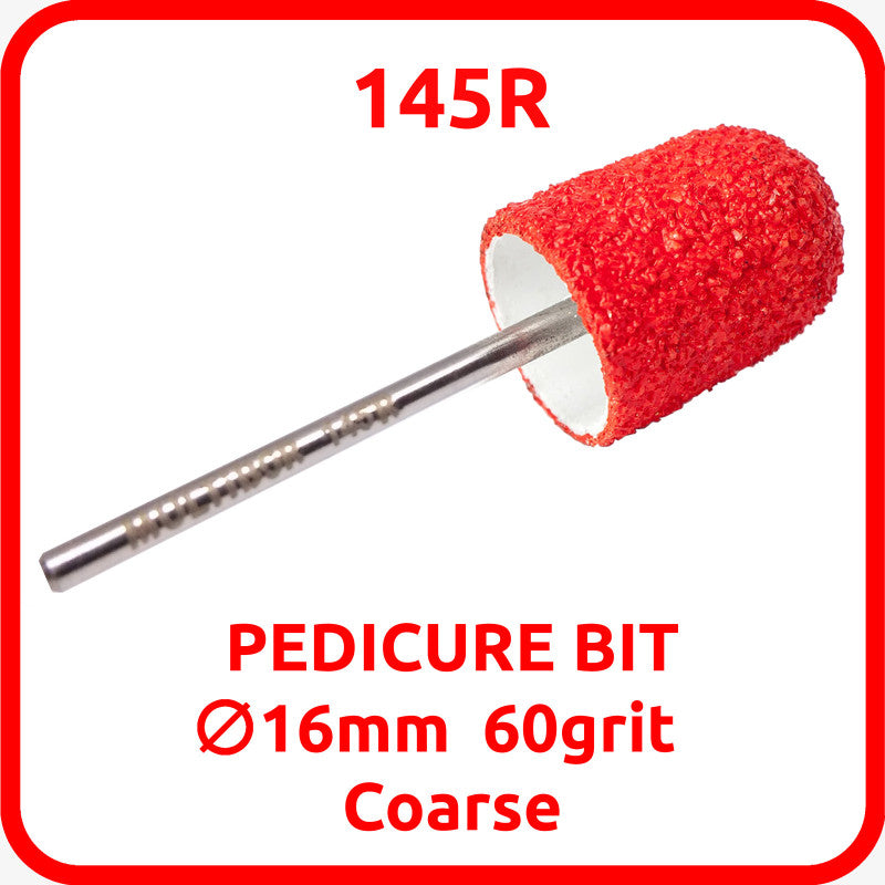 145R Embout de pédicure Multibor 16 mm, à gros grains