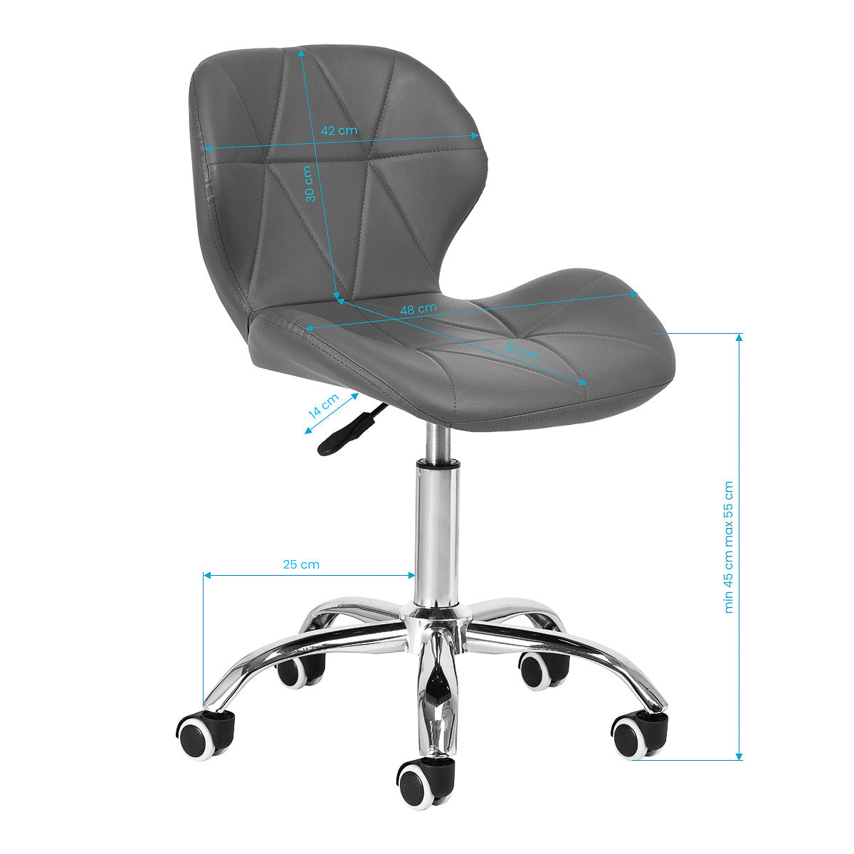 Fauteuil de maître, couleur grise