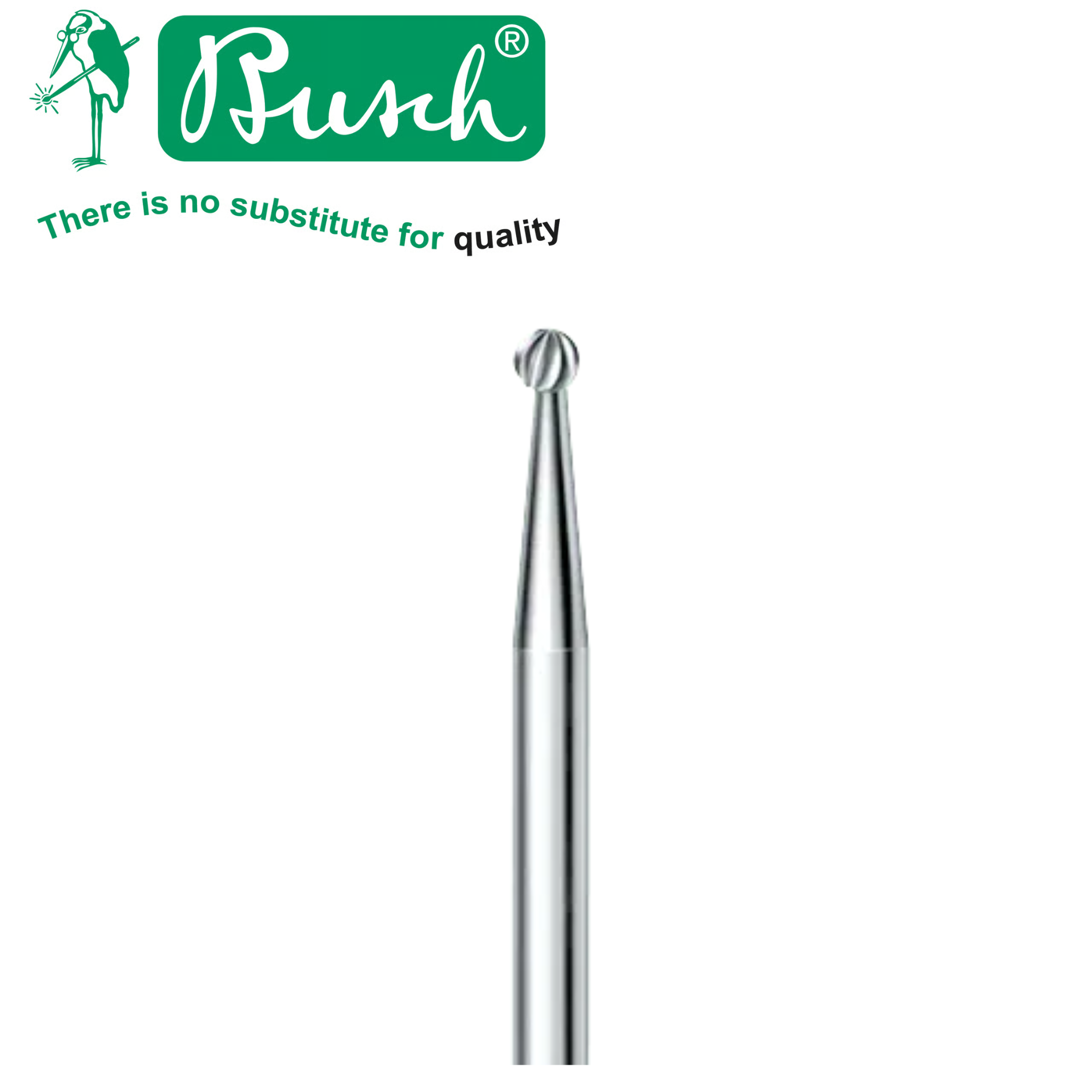Fraise à ongles sphérique BUSCH, coupe moyenne, Ø 1,6 mm (2721316)