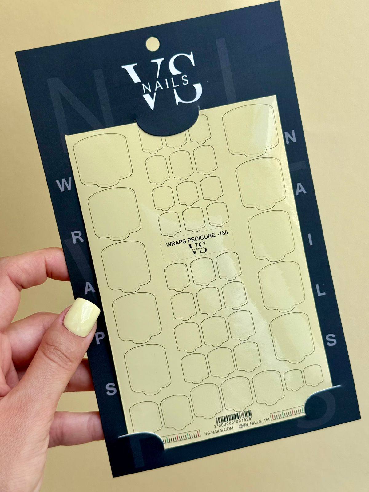 VS NAILS Bandes de pédicure n° 186