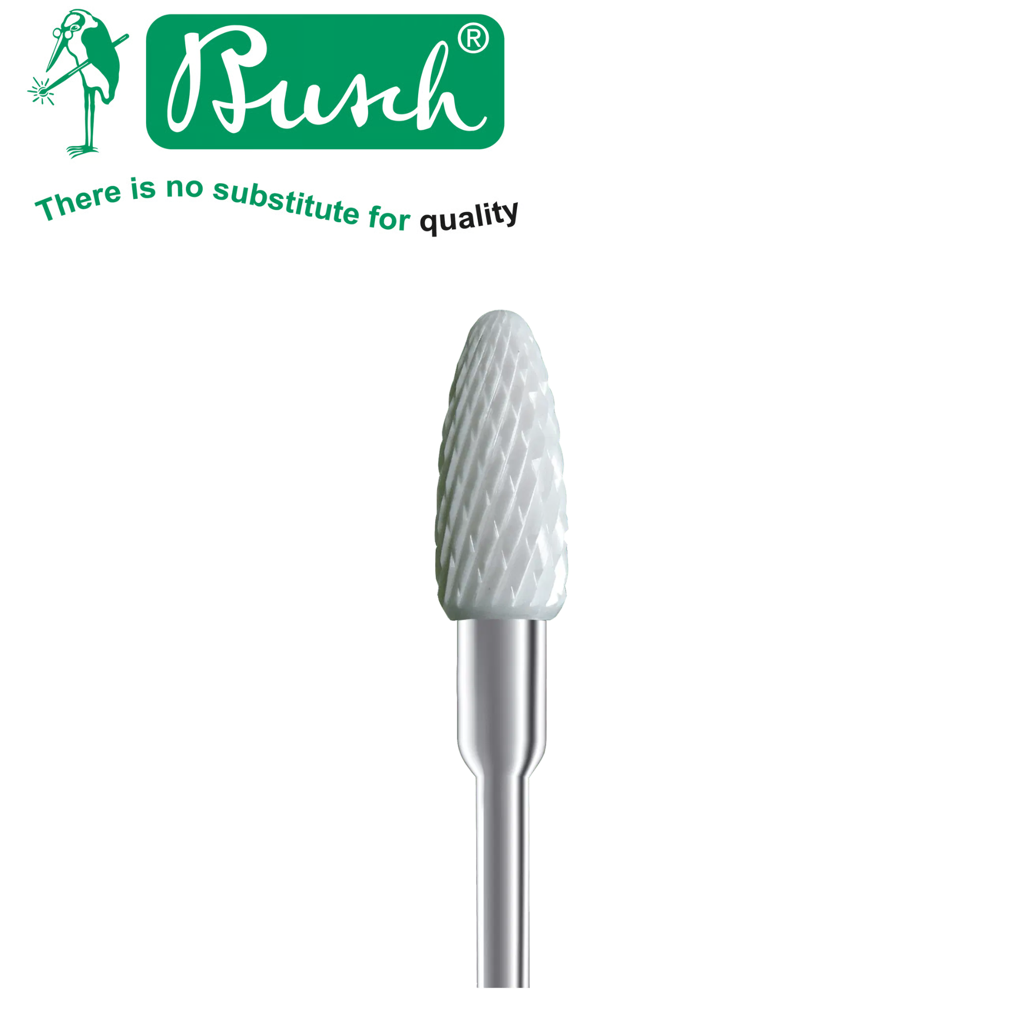 Fraise à ongles en céramique BUSCH, forme « bourgeon », Medium X Cut, Ø 6,0 mm (2704501)