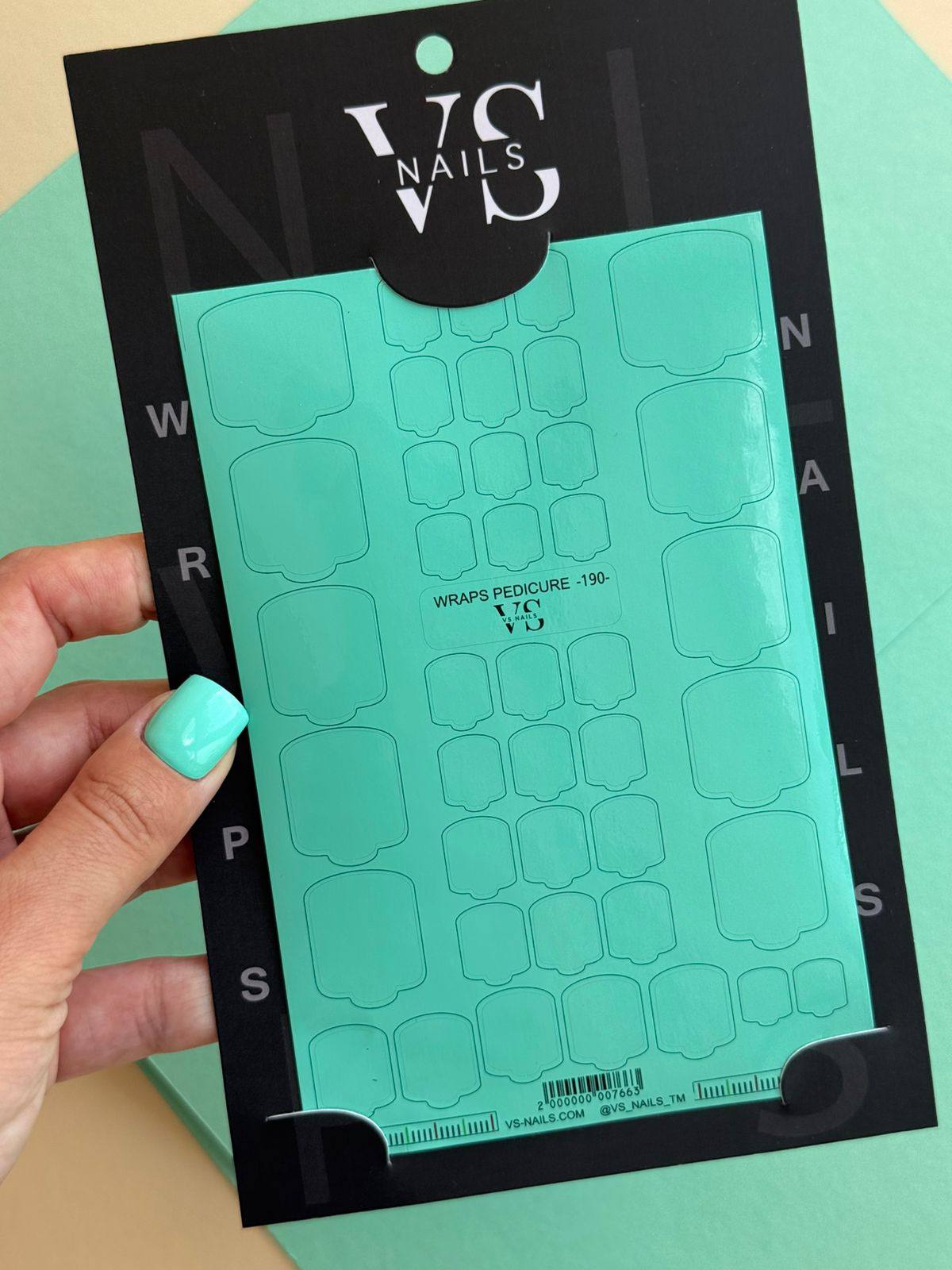 VS NAILS Bandes de pédicure n° 190