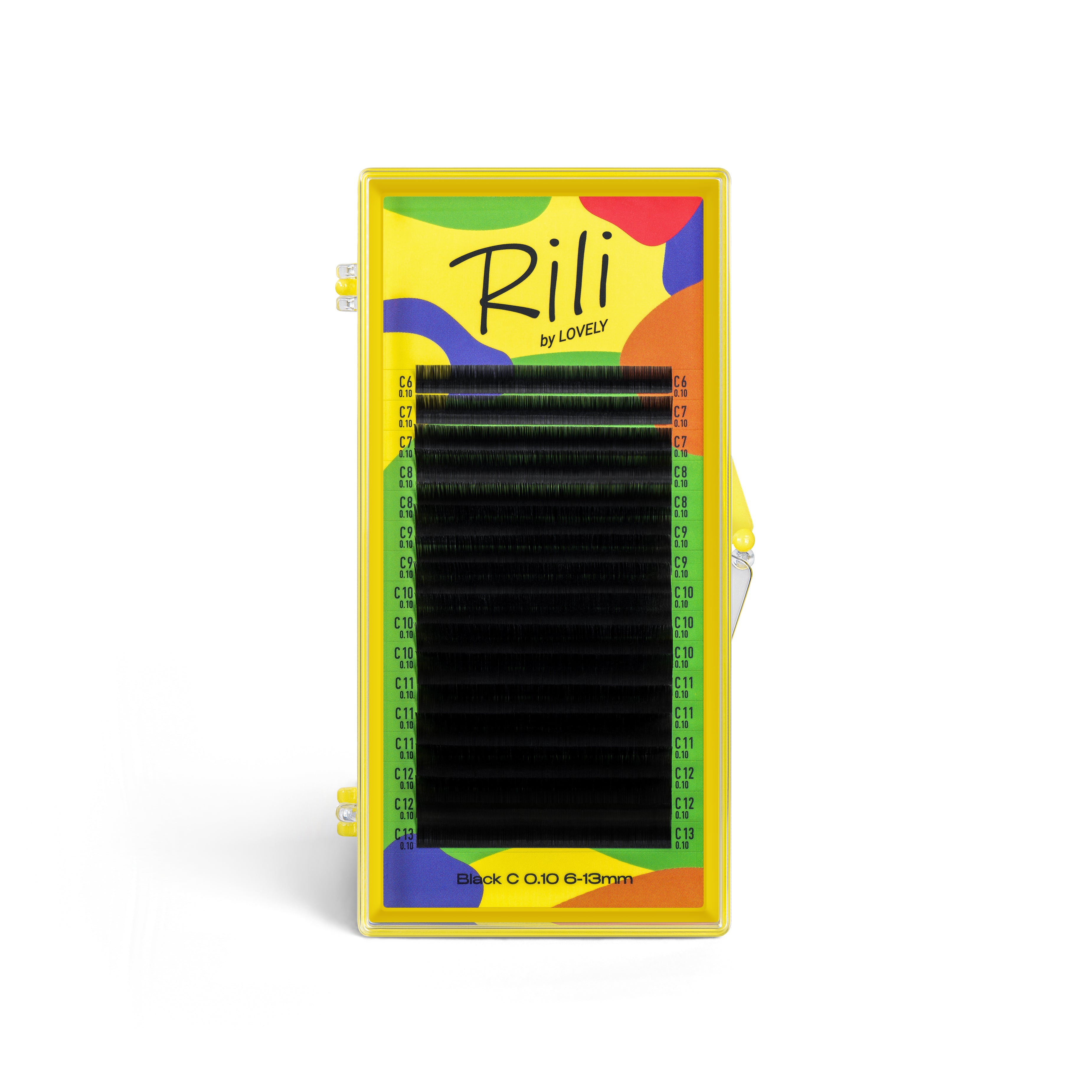 LOVELY Cils Rili MIX, C/0,07 x 6-13 mm, 16 rangées