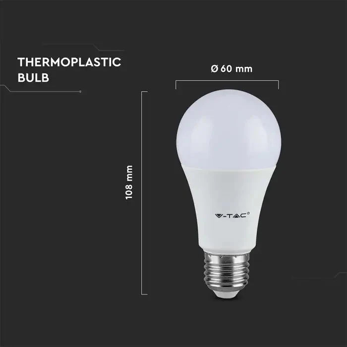 Ampoule LED E27 8,5 W (806 lm), A60, IP20, lumière blanche froide 6500 K