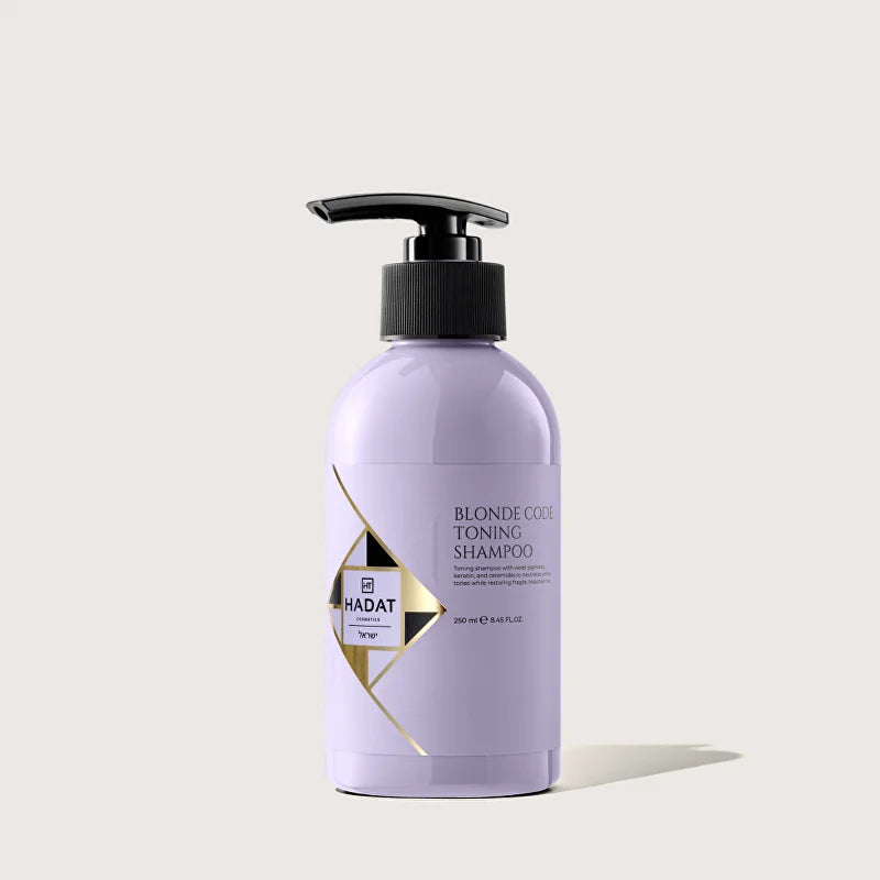 HADAT BLONDE CODE TONING SHAMPOO - toning shampoo for blonde hair, 250 ml