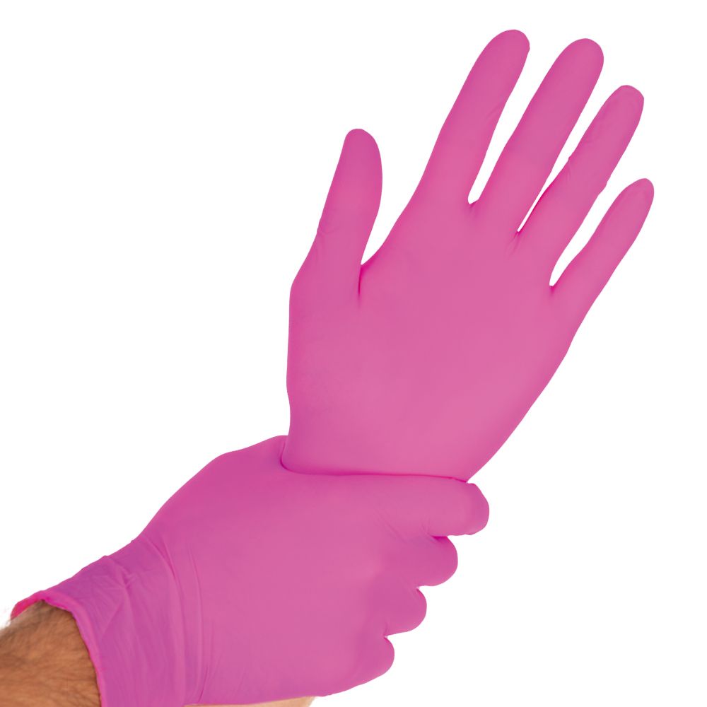 SAFE LIGHT Gants jetables en nitrile, non poudrés, XS, violet, 100 pièces (Allemagne)