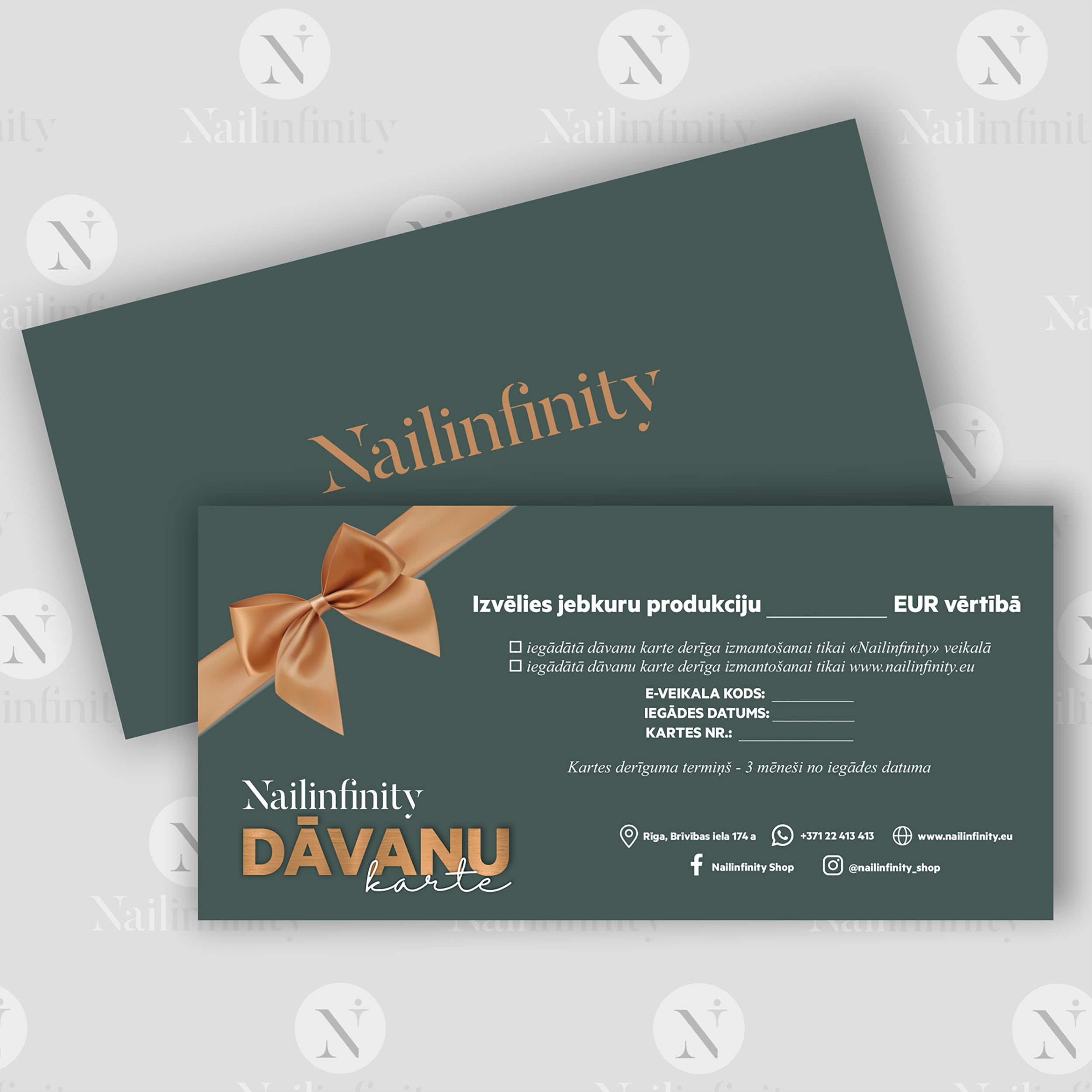 CARTE CADEAU d'une valeur de 50 €