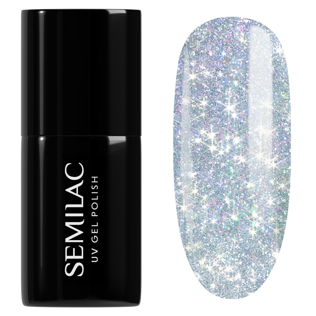 460 UV Hybrid Semilac Silver Fireworks 7 ml
