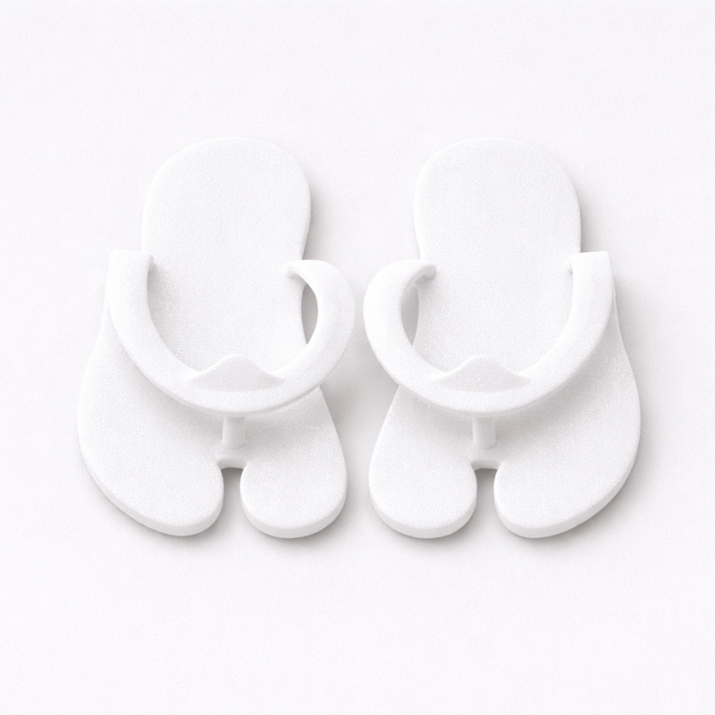 PW Chaussettes jetables Foam, 12 pcs, blanches