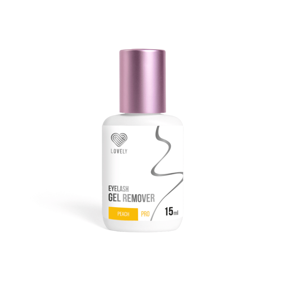 LOVELY Démaquillant pour cils en gel Peach, 15 ml