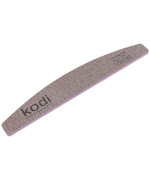 KODI Half-moon nail file 100/180 Brown