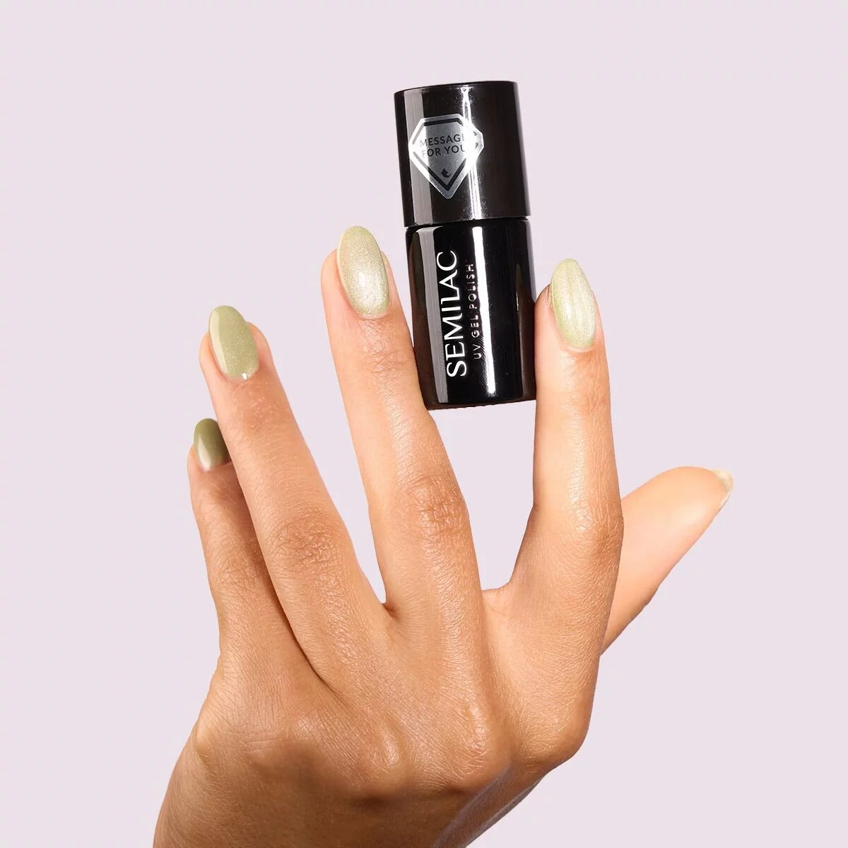 732 Vernis gel UV Semilac « Pistachio Latte Gloss » 7 ml
