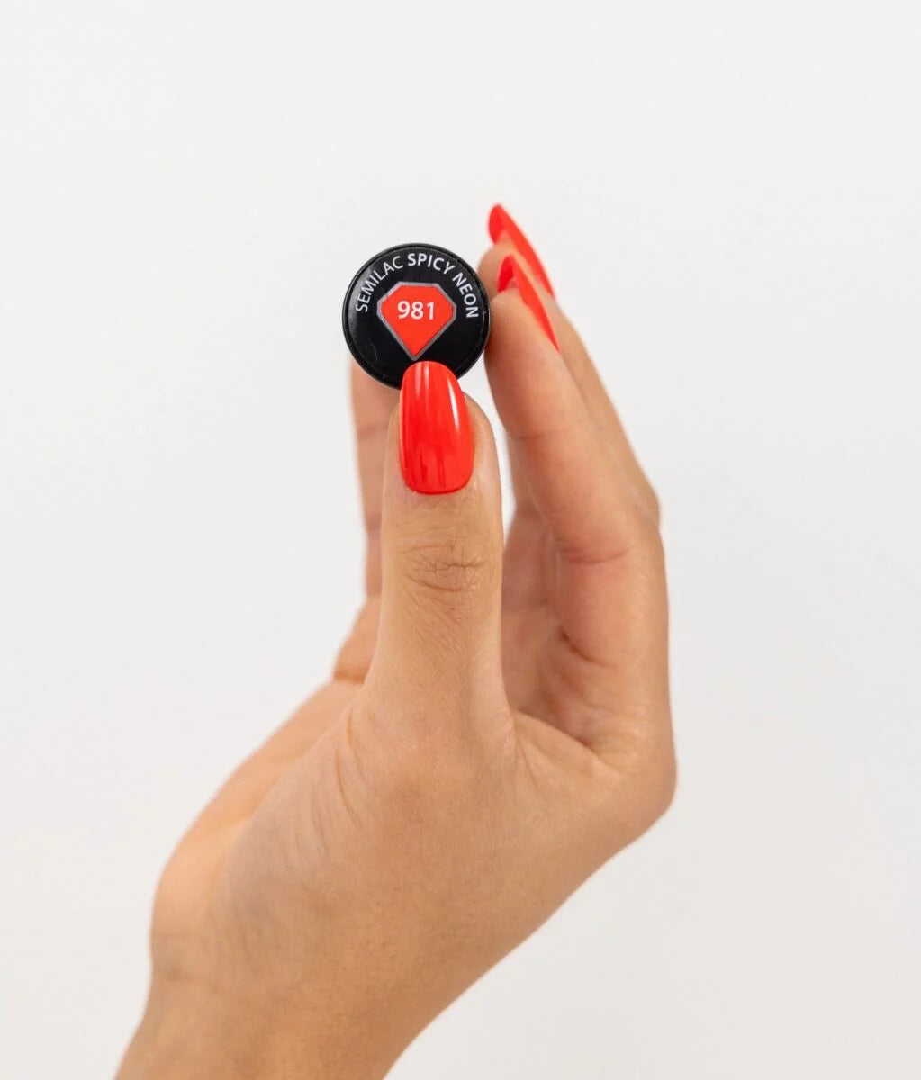 981 Vernis gel UV Semilac Spicy Neon 7 ml