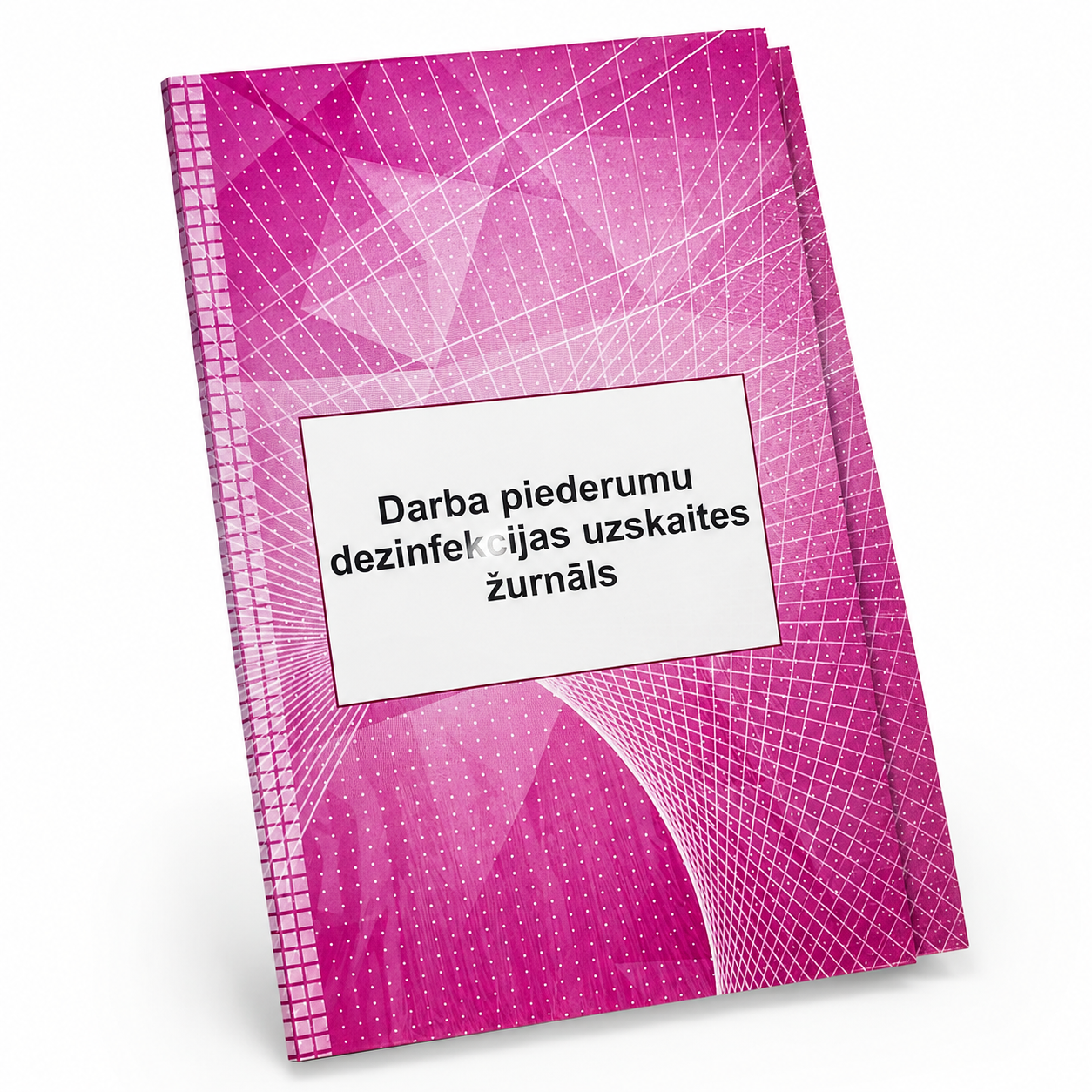 ABC Registre de désinfection des outils de travail, format A4, 48 pages