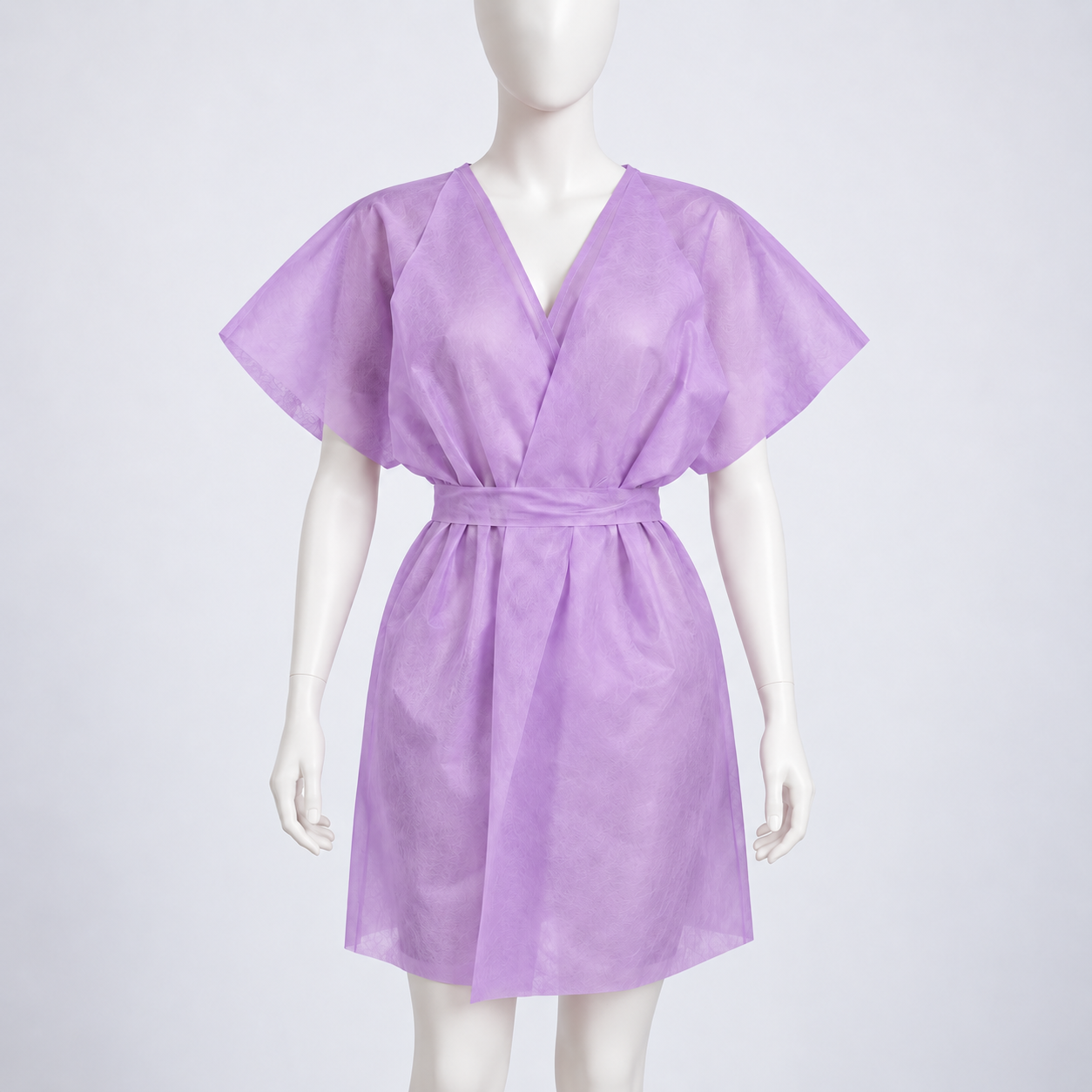 Kimono en non-tissé PW, lot de 5 pièces, violet
