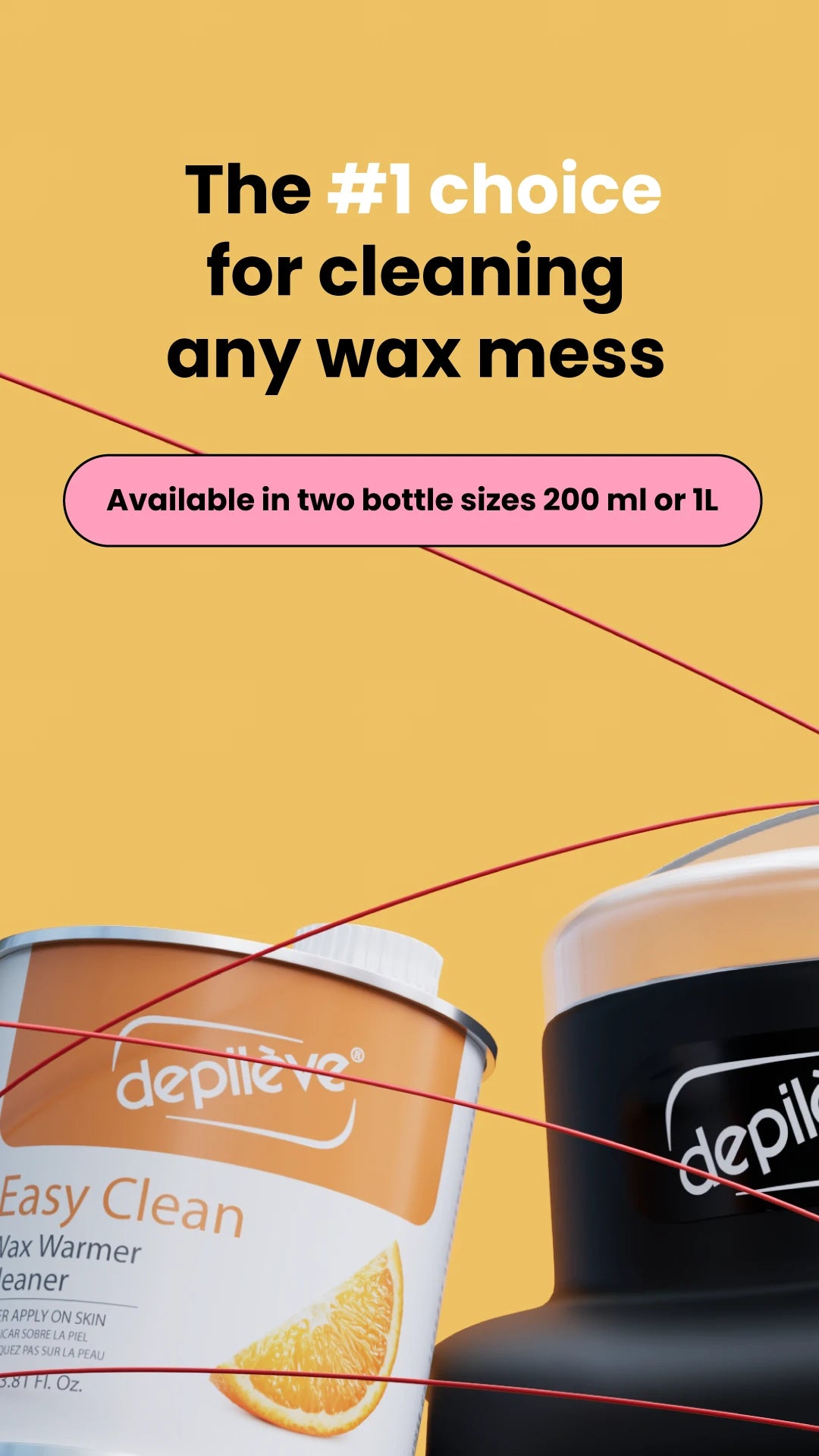 Depileve EASY CLEAN Wax Remover and Cleaner 1000 ml