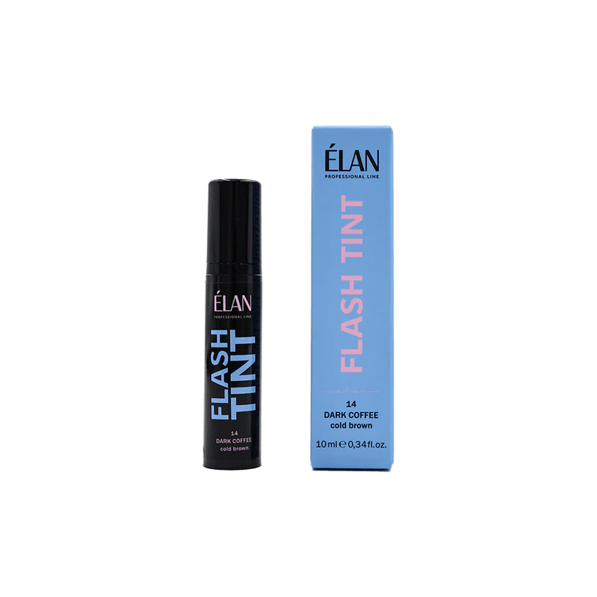 Teinture pour sourcils ELAN Flash Tint 14 Dark Coffee, 10 ml