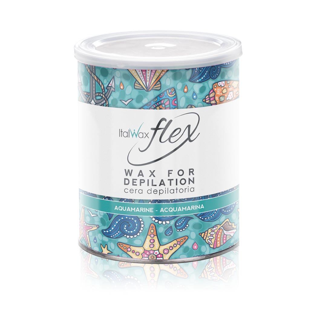 ItalWax FLEX Cire molle en pot - AQUAMARINE 800 ml