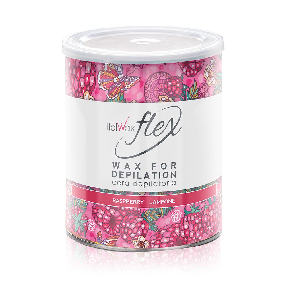 ItalWax FLEX Cire molle en pot - RASPBERRY* 800 ml