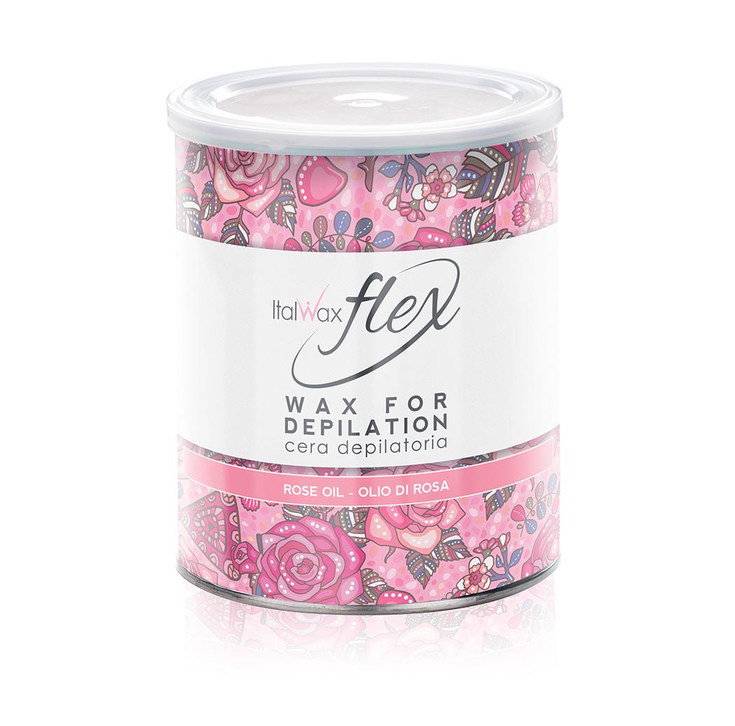ItalWax FLEX Cire molle en pot - ROSE OIL* 800 ml
