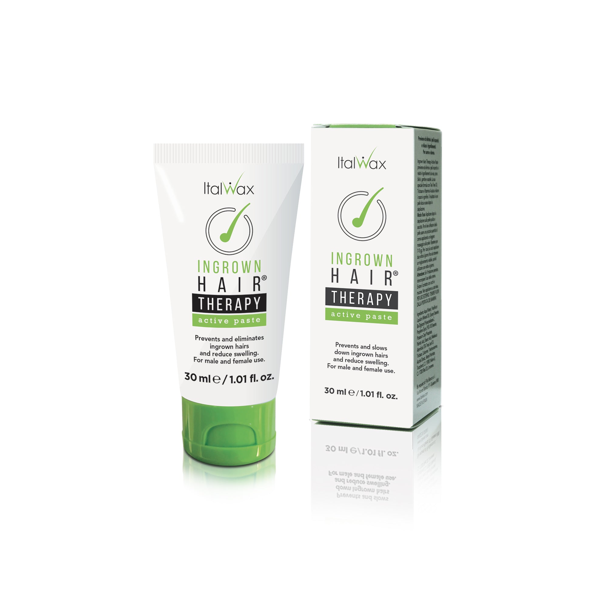 ItalWax « Pâte active » pour poils incarnés et éruptions cutanées, 30 ml