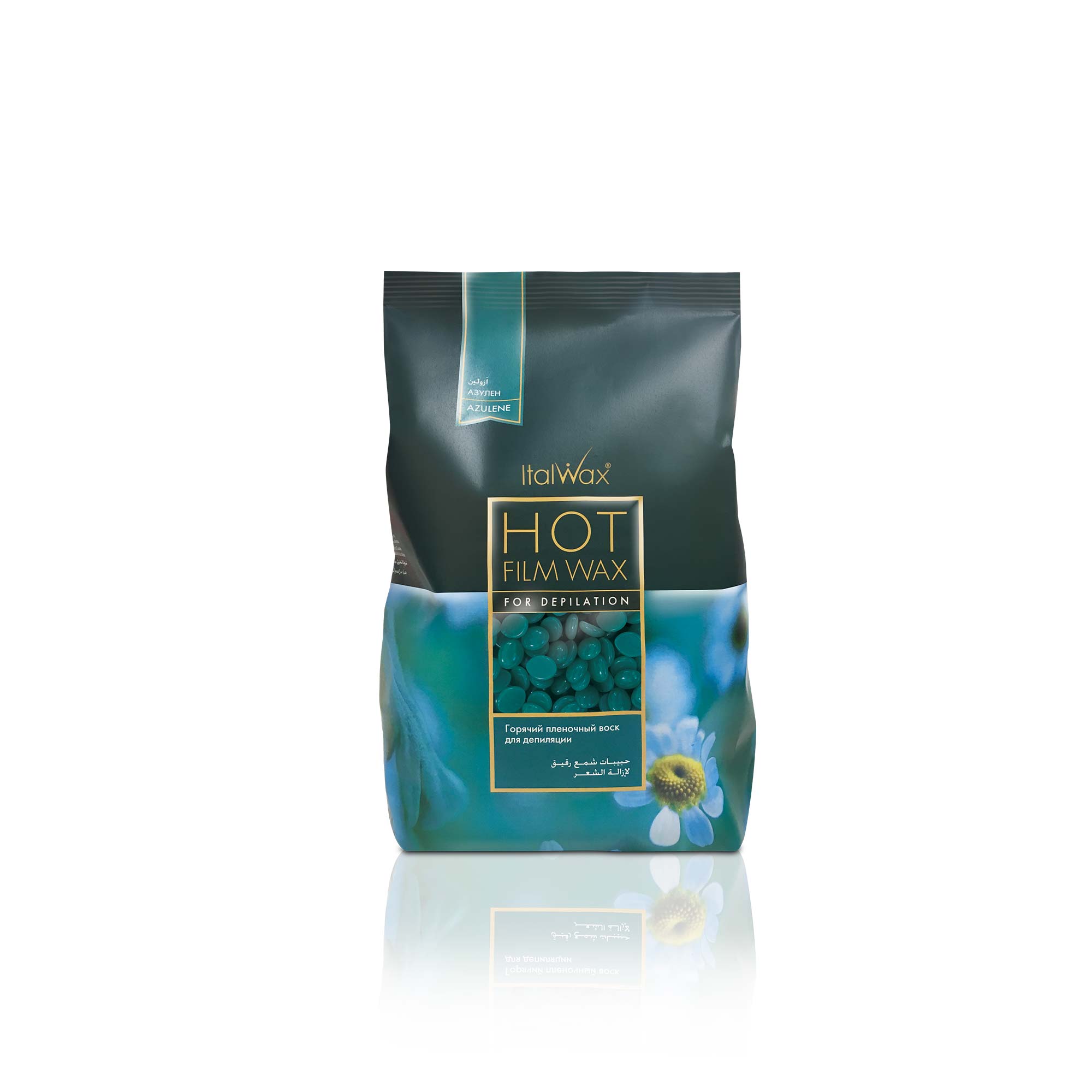 ItalWax HOT Film WAX Cire à film chaud - AZULENE 500 g