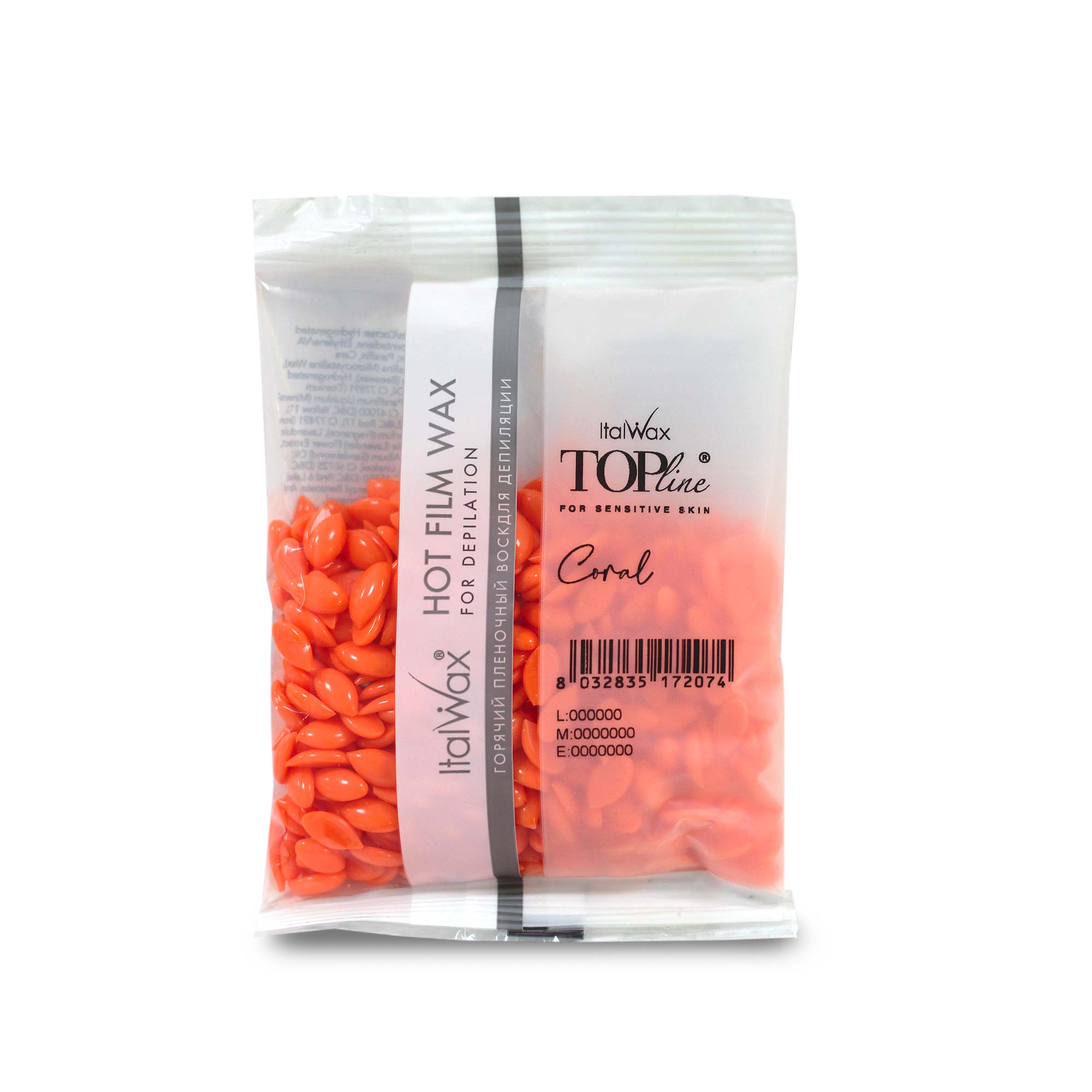 ItalWax TOPline Cire en granulés à appliquer à chaud - CORAL 100 g
