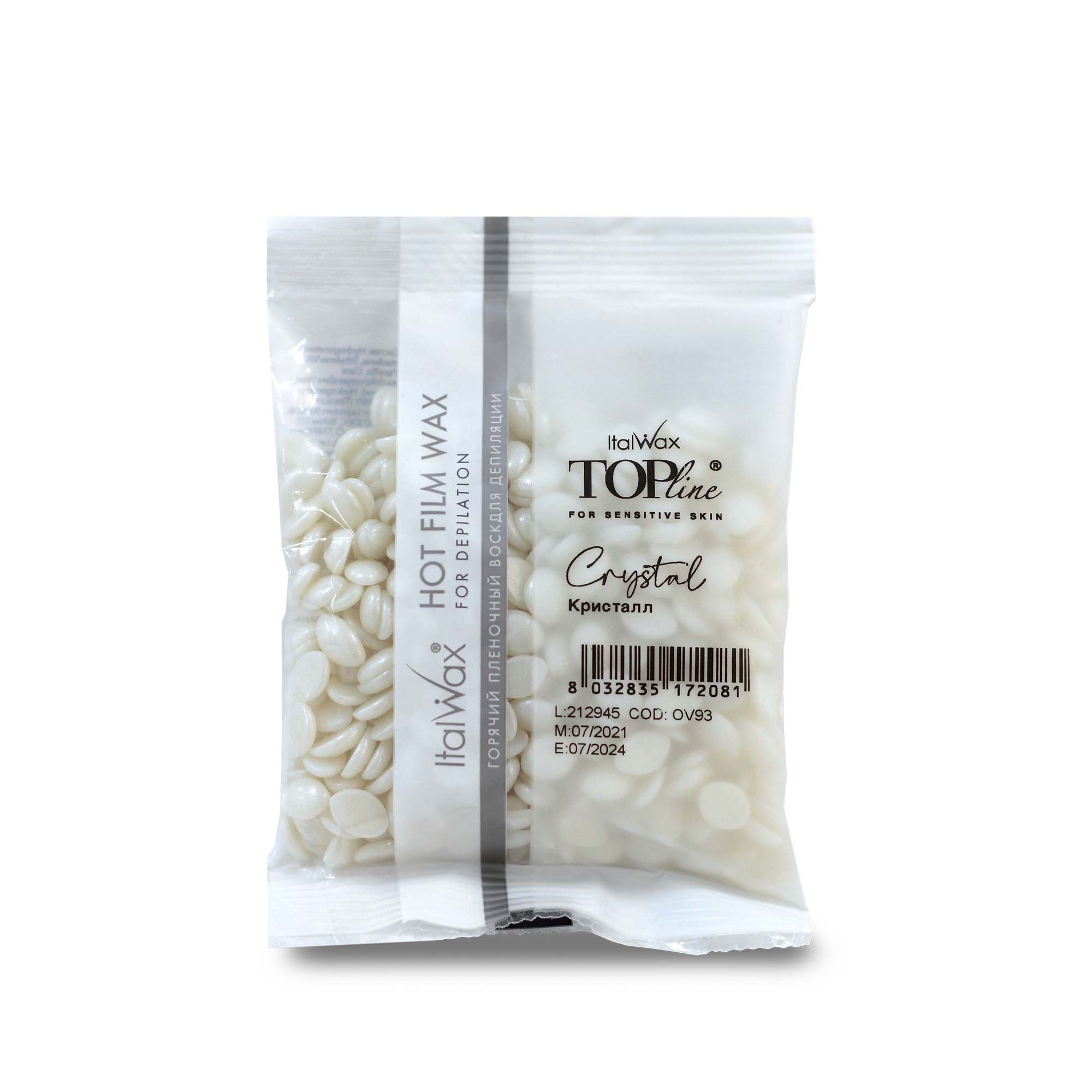 ItalWax TOPline Cire en granulés à film chaud - CRYSTAL 100 g