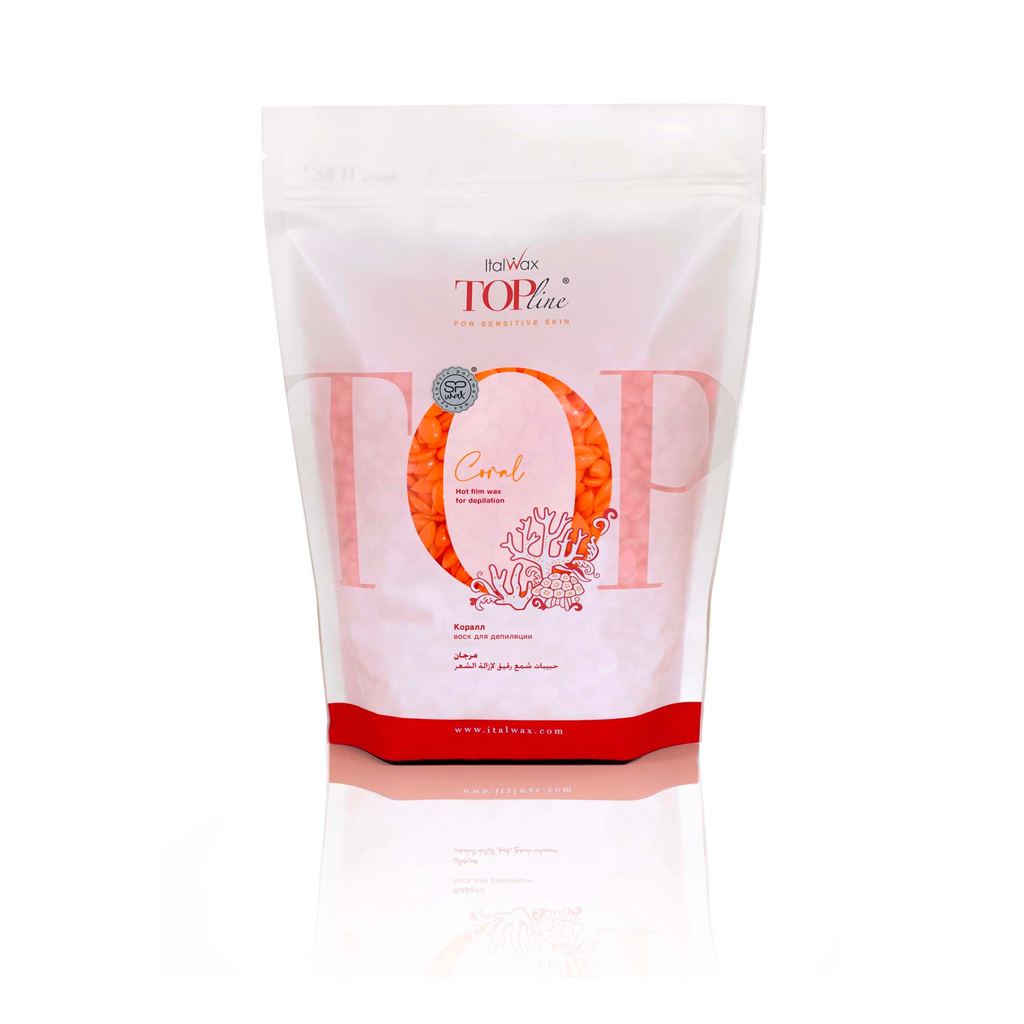 ItalWax TOPline Hot Film Wax Granules - CORAL 750 g