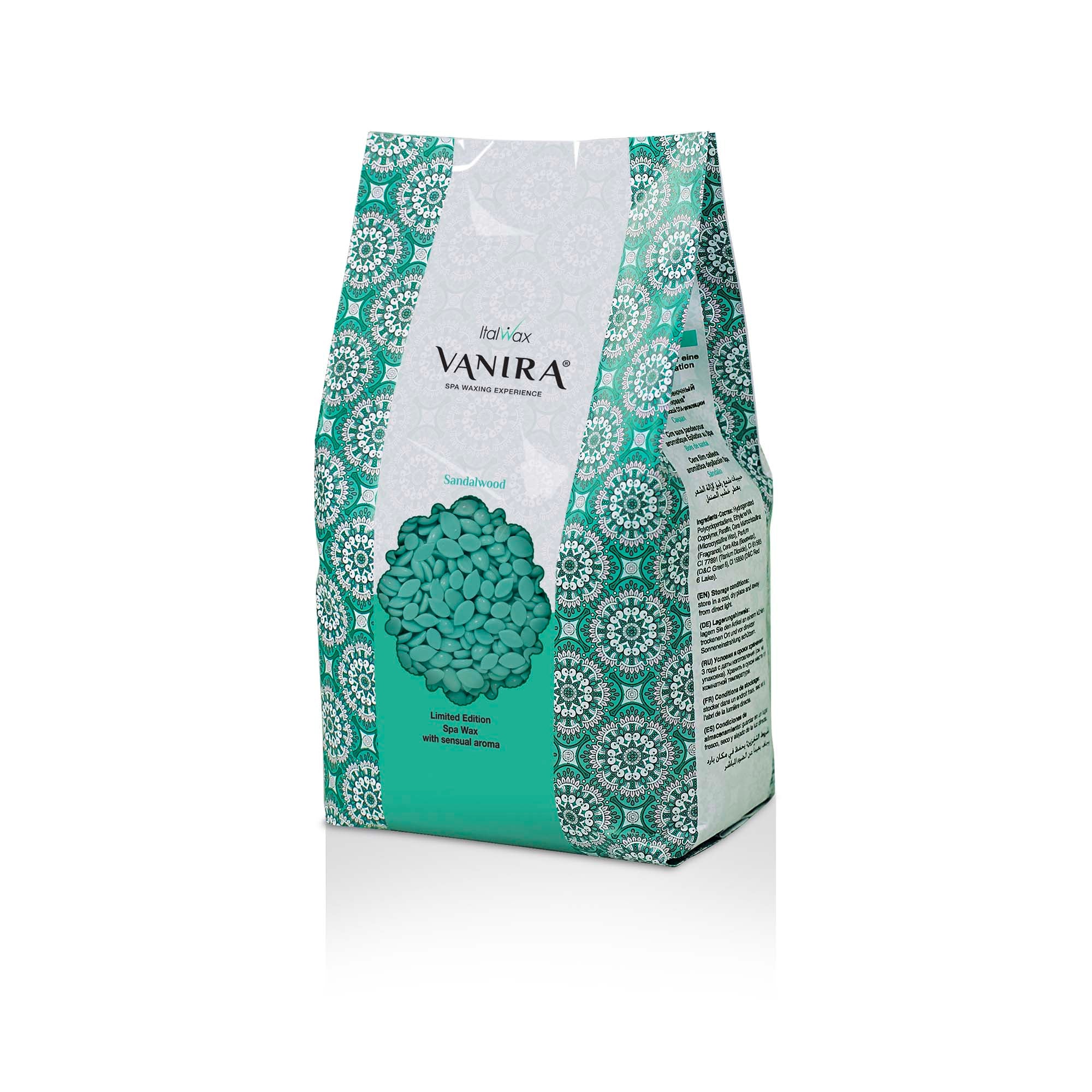 Cire en feuille ItalWax VANIRA, SANDALWOOD (bois de santal) 1 kg