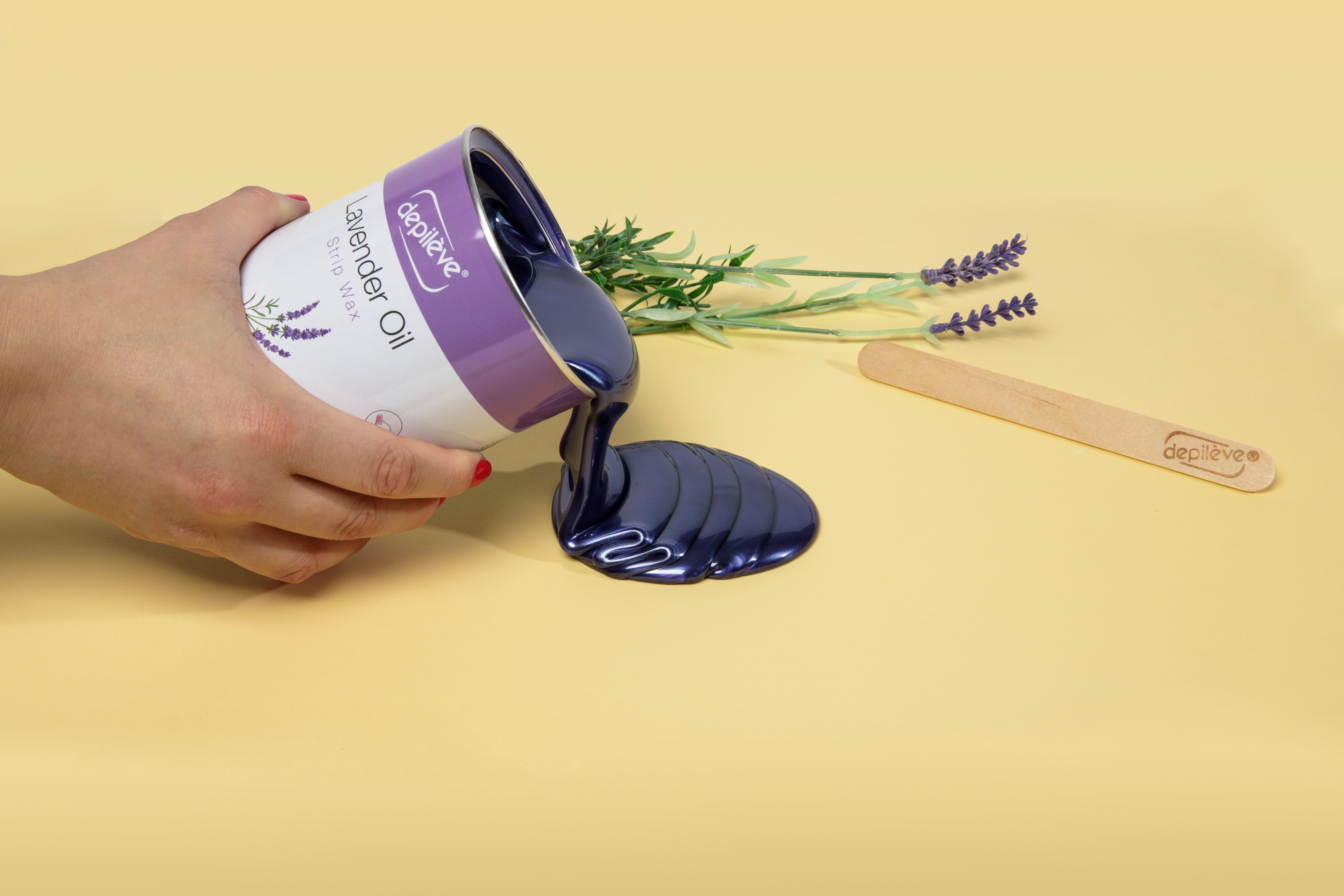 Cire à bandes Depileve LAVENDER en pot de 800 ml