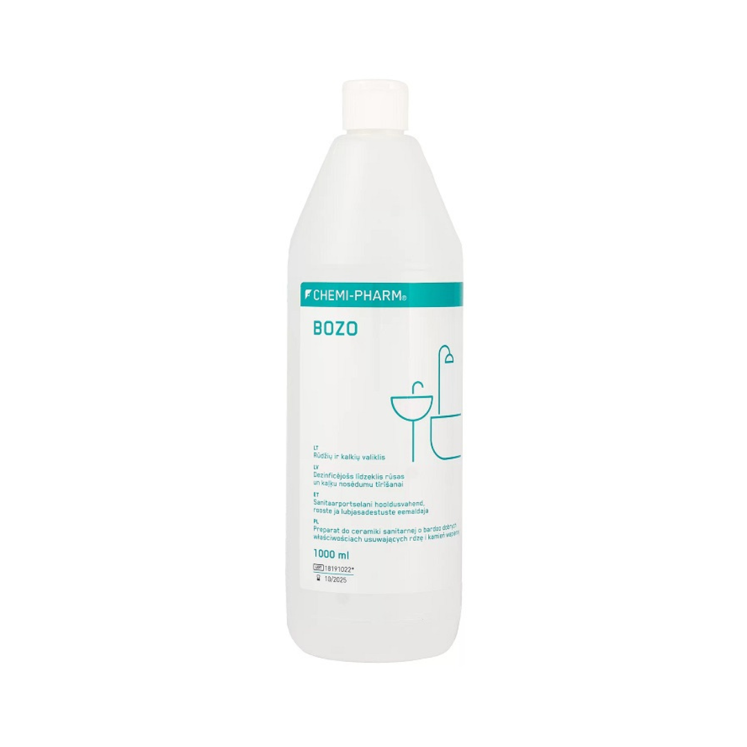 BOZO Disinfectant for Removing Rust and Limescale, 1000 ml