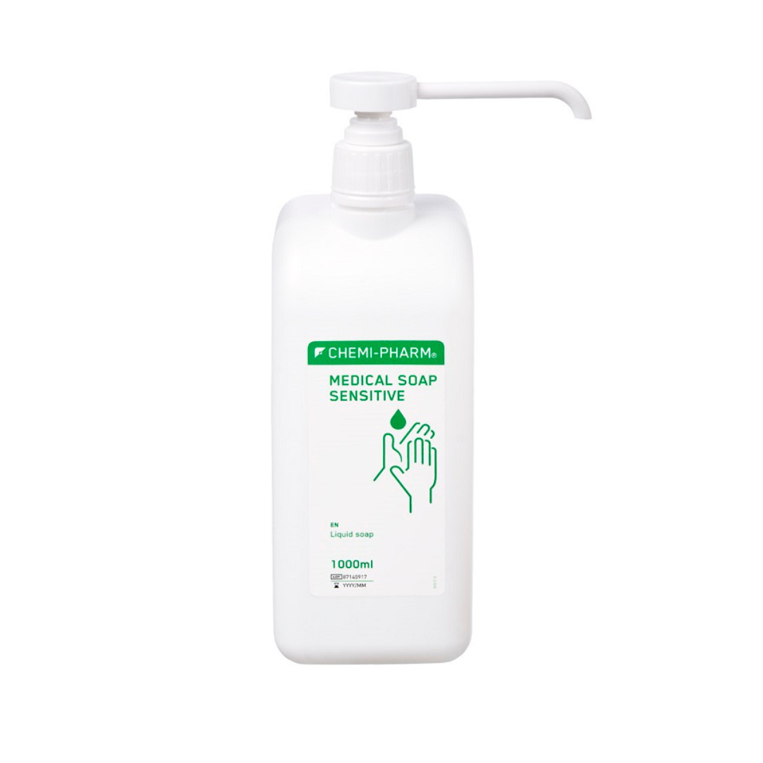 CHEMI-PHARM MEDICAL SOAP SENSITIVE pH 5.5, 1000 ml, with spray nozzle