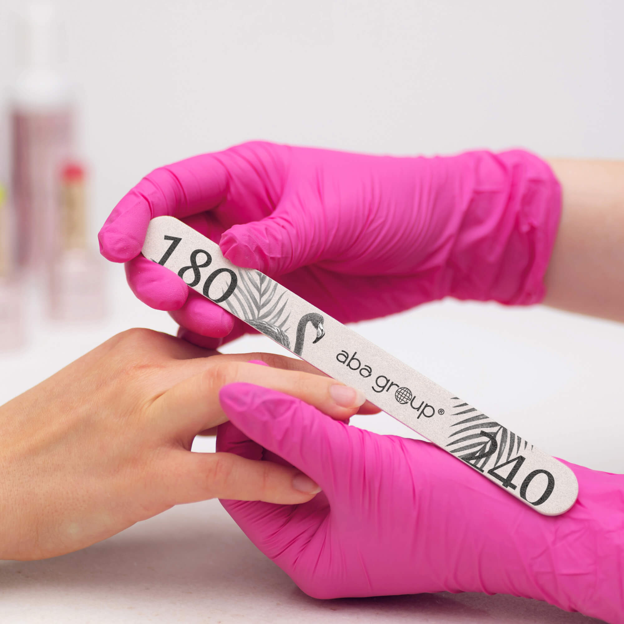 Lime à ongles ABA droite 180/240 - 1 pièce