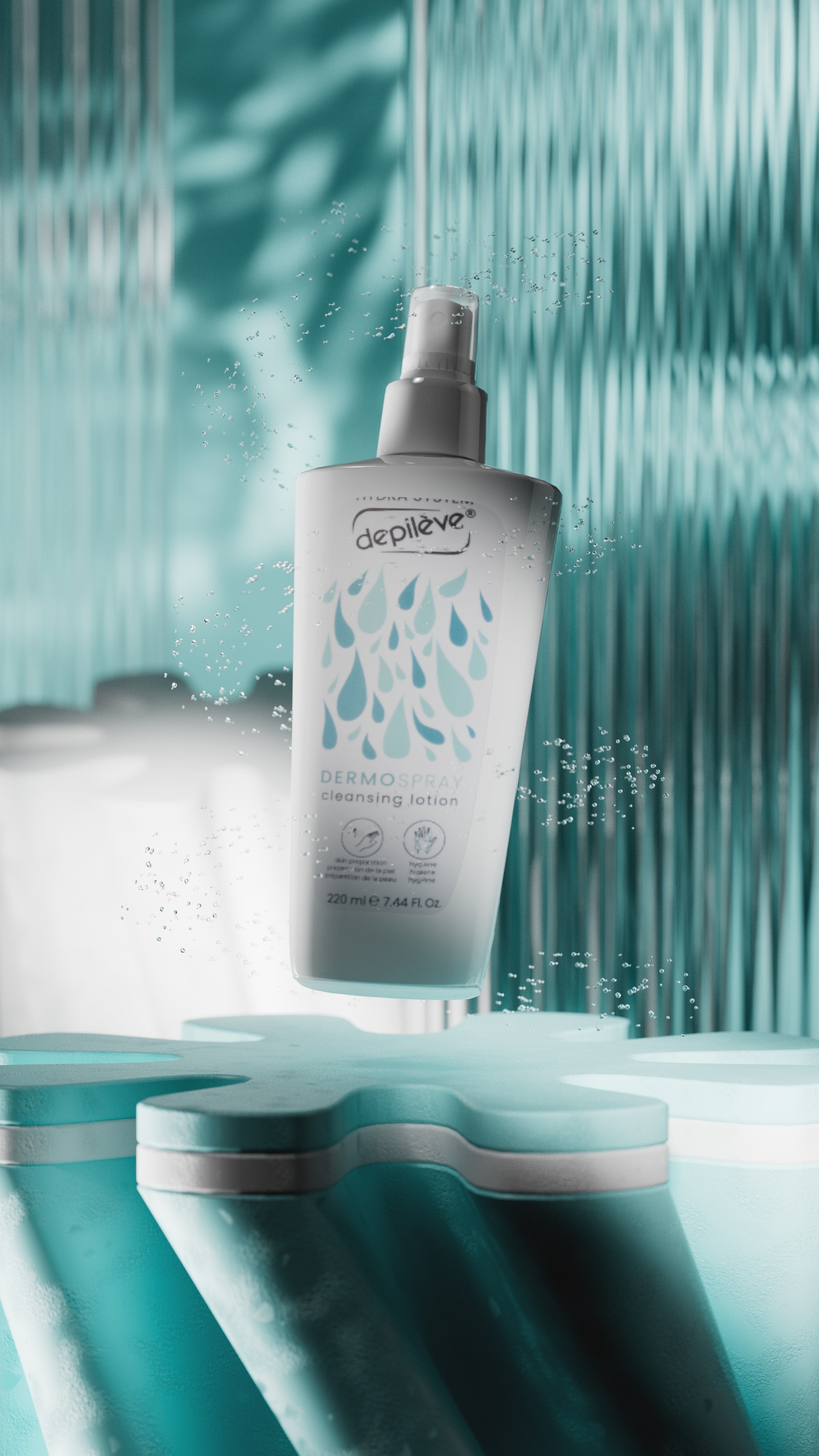 Depileve DERMO SPRAY Spray nettoyant antiseptique 220 ml