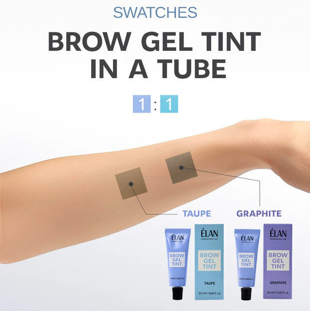 ELAN Gel teinté pour sourcils Graphite, 20 ml