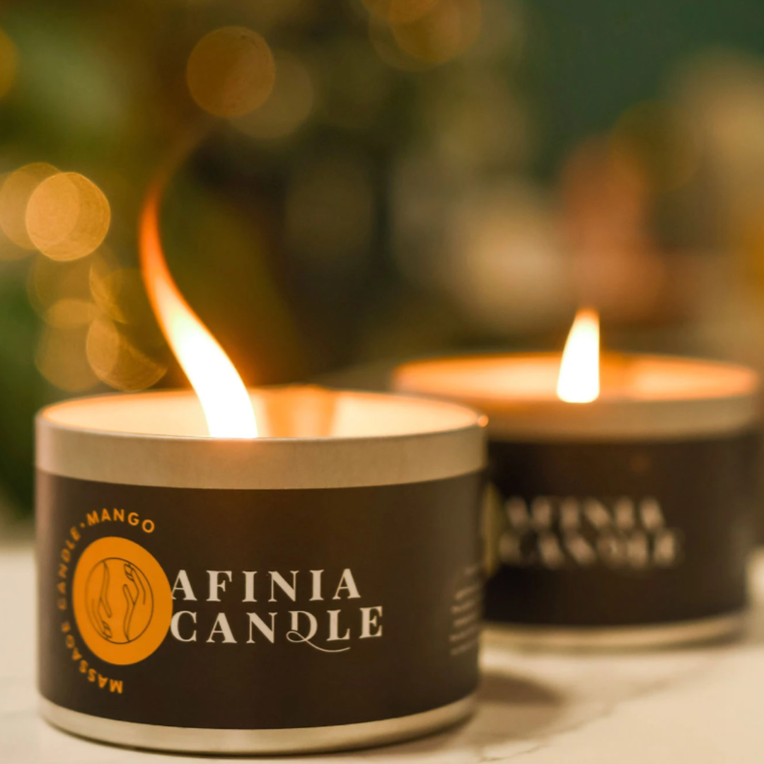 Afinia Aromatic Massage Candle, Marshmallow, 150 g