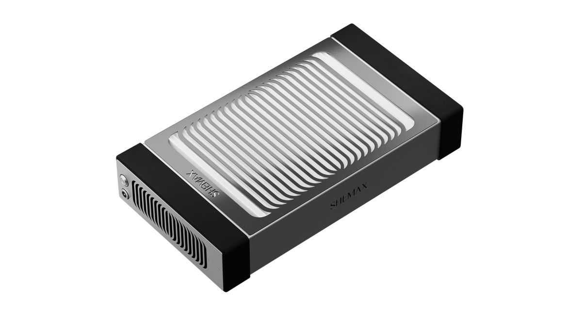 SheMax Style PRO Noir - Aspirateur professionnel pour manucure