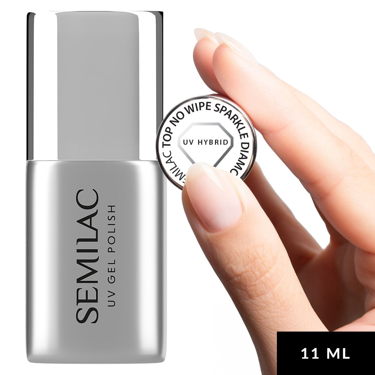 Semilac Top No Wipe Sparkle Diamond 7 ml