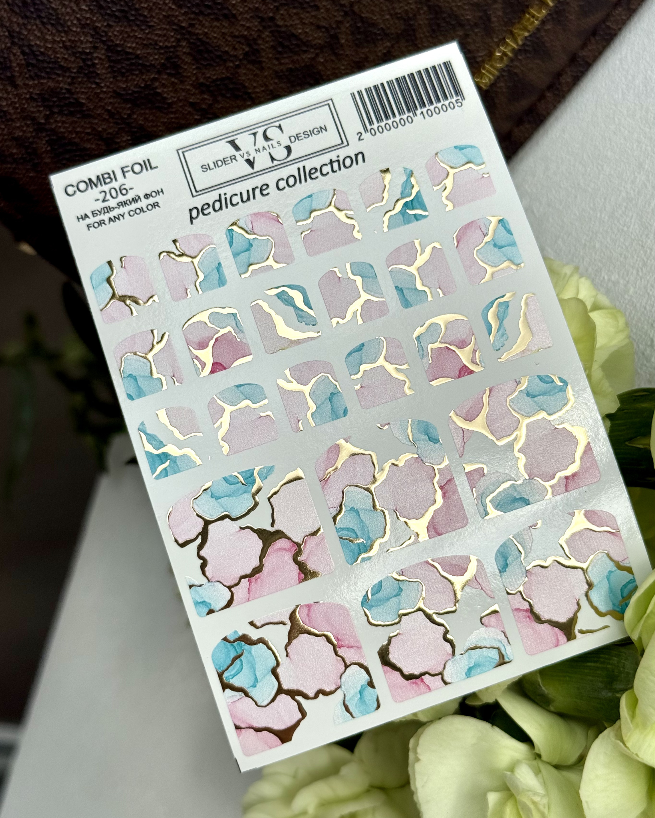 VS NAILS Sliders Combi Foil n° 206