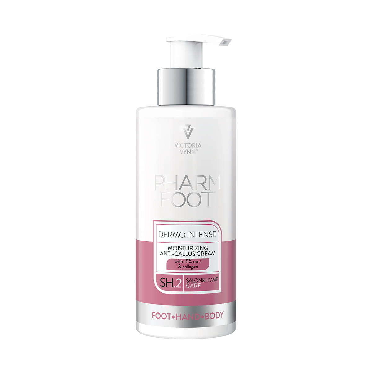 PHARM FOOT Crème hydratante contre les callosités, à base de 15 % d'urée et de collagène, DERMO INTENSE, 250 ml