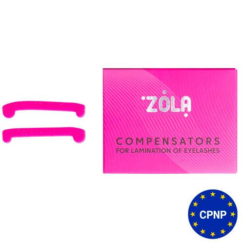 ZOLA Compensateurs pour le laminage des cils (rose)