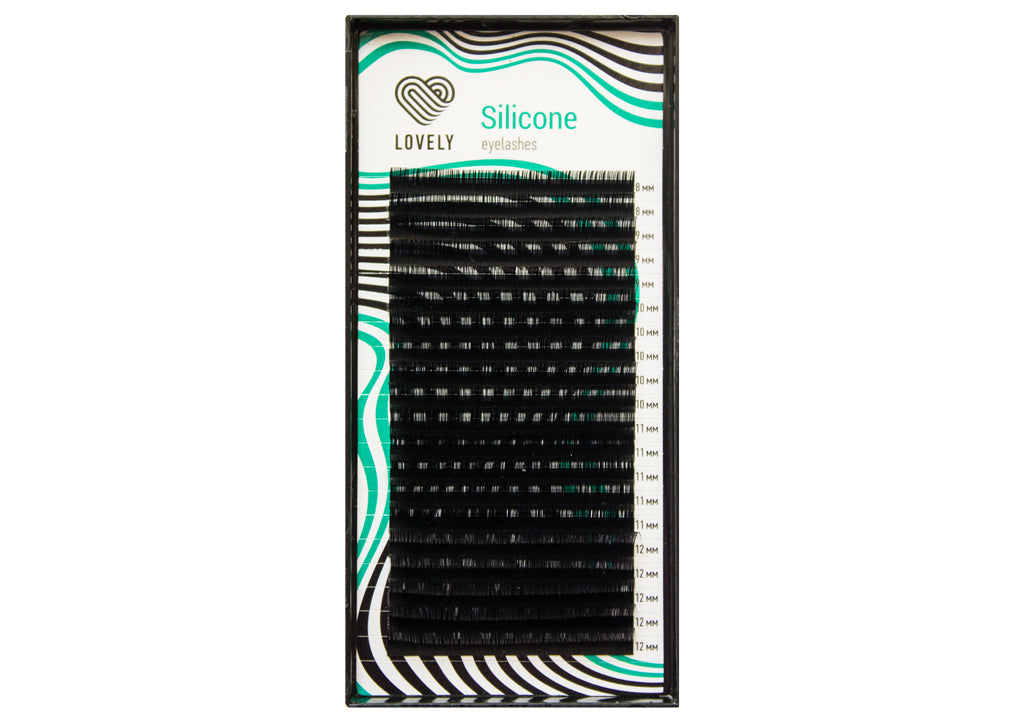 LOVELY Cils en silicone L/0,07 x 8 mm, 16 rangées
