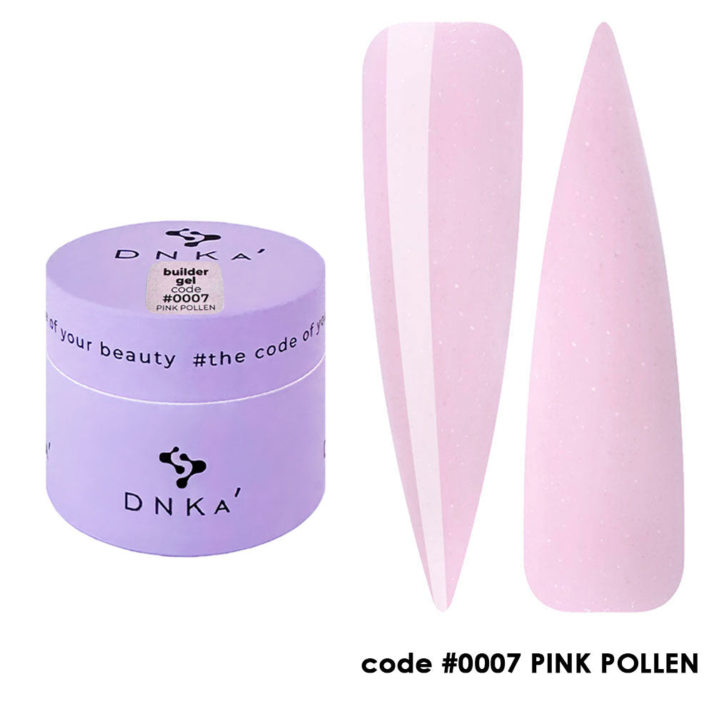 0007 DNKa' Builder Gel - Collection Pink Pollen Shimmer - 15 ml