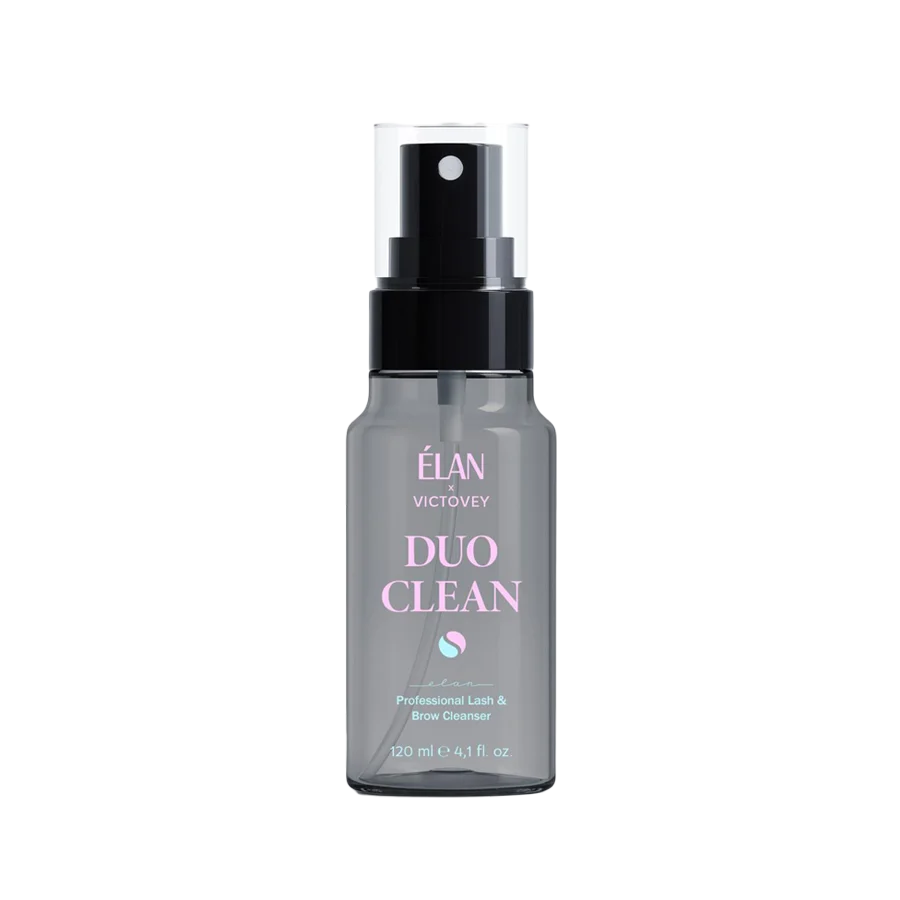 ELAN Produit professionnel pour le nettoyage des sourcils et des cils DuoClean, 120 ml
